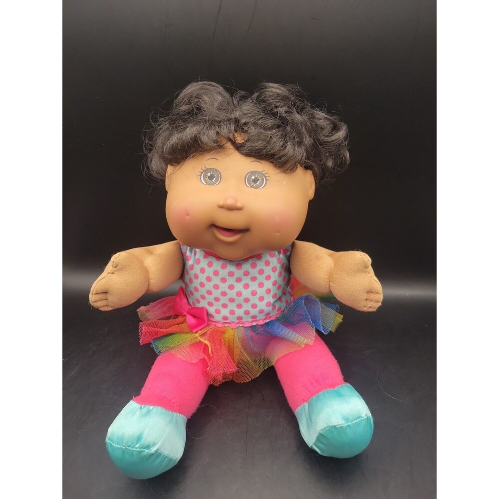 2017 Cabbage Patch Kids Sweets N Treats Doll - Brown Hair, Rainbow Tutu, CPK